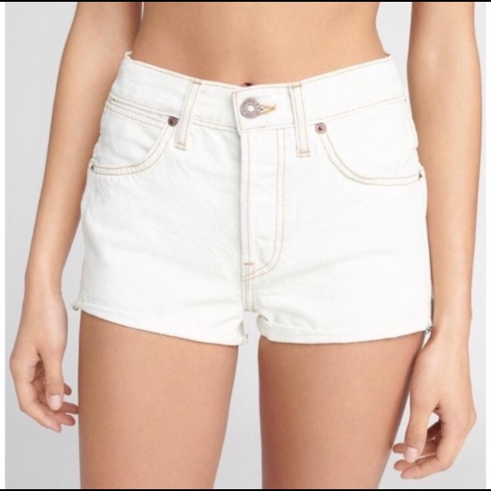 Re/Done NWT Double Needle Western Shorts Size 24